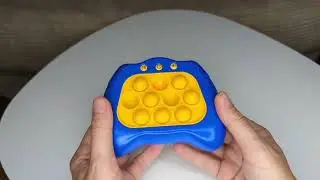 Quick push pop fidget game toy. Bubble stress pop light up game 🎮