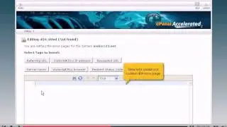 How to create custom error pages in cPanel