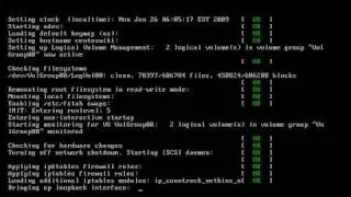 Diskless booting CentOS 5 from an SAN using a ISCSI LUN over gPXE