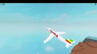 plane breaking apart midair
