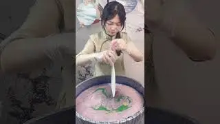 How to make Chinese hand-painted fans #painting #art #diy #Chinese culture #artist