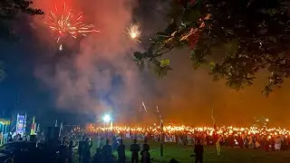 SUASANA PAWAI OBOR MENYAMBUT RAMADHAN 1445 H / 2024 DI SEKADAU