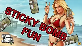 [GTA 5 ONLINE] STICKY BOMB FUN