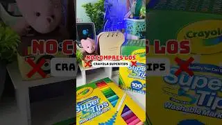 No compres los crayola supertips ❌ #crayolasupertips #plumones #apuntesbonitos #caligrafiamoderna