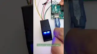 Mindblowing security project with fingerprint sensor and Arduino 