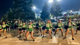 Inglewood High School Cheerleaders Performing at LA Dodger Stadium