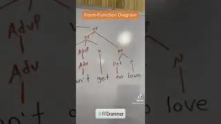 Form-Function Diagram of 'A scrub is a guy who can't get no love'