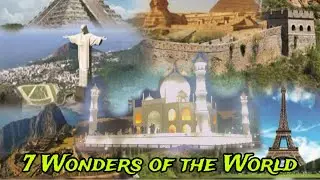 7 Wonders Eco Park 😱 Christ the Redeemer Colosseum Moai Statues Petra TajMahal Pyramid Wall China
