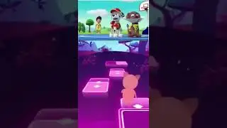 Paw Patrol Coffin Dance | Tiles Hop EMD Rush  #shorts #youtubevideo #youtube