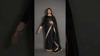 Viral challeya transition in Parineeti’s saree ✨🖤 
