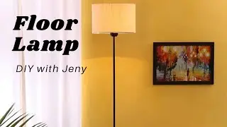 DIY || FLOOR LAMP || DIY FLOOR LAMP kAISE BANAYE || LAMP KAISE BANAYE || INTERIOR LAMP | LAMP MAKING