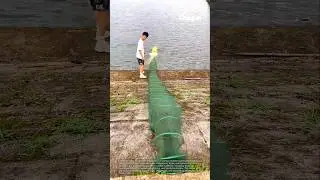 Using a remote-controlled boat to pull a fishing trap: efficient fishing