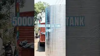 5000LITER SS RO TANK @RAMROTECHNOLOGY #industrialroplant#commercialroplant #ssrotank#romembrane