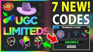 ⚠️NEW !!⚠️️ ALL WORKING CODES FOR UGC LIMITED 2024! ROBLOX UGC LIMITED CODES
