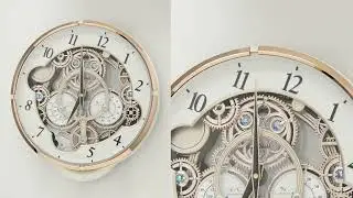 RHYTHM Magic Motion Clock 4MH900WU03