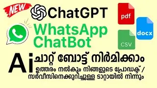 WhatsApp ChatGPT Ai ChatBot for Business from Custom PDF - Word - WEB Data Source | OpenAi - Libromi