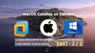 How to install macos Catalina on vmware workstation in windows 10 - Part 2/2