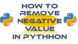 How to remove negative value in Python