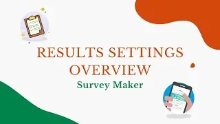 WordPress Survey Maker Results Settings Overview