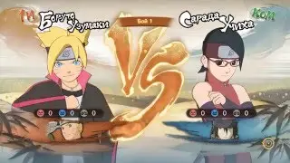 Боруто против Сарады 60 фпс / Boruto vs Sarada 60 fps nsuns4