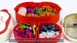 Lunch Box Infantil Fiambrera Escuela Con Cubiertos 1600ml