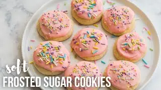 Soft Frosted Sugar Cookies | The Recipe Rebel