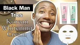 Black Man Tries Korean Skin Whitening Cream