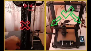Еnder-3 V3 SE как исправить кривую ось Z и укрепить ее опорами.