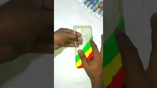 DIY Mobile cover painting||1 Finger#viral #ytshorts