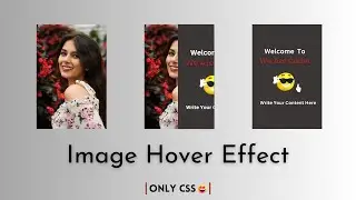 How To Create Image Overlay Hover Effect Using Only HTML & CSS