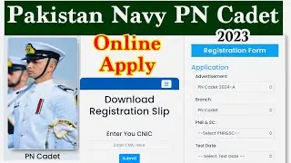 Navy PN cadets online Registration 2023 | Pak navy online apply | Pak navy online Registration