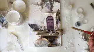МАСТЕР КЛАСС / ХОЛСТ МИКСМЕДИА/ Ваши работы принимаю до 18.04 (часть 2)