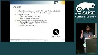 openSUSE Conference 2023 - Podman containers with systemd and Ansible