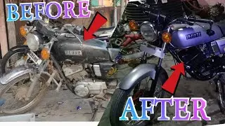 Yamaha Rx100 restoration  |Aryan auto | Back to life again ||