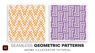 create seamless geometric patterns | adobe illustrator tutorial