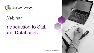 Webinar: Introduction to SQL and Databases