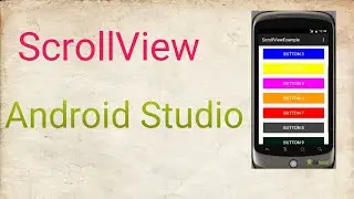 How to Use ScrollView in App in Android Studio Project |Android Studio tutorial|Version :4..0.1|2020