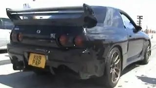 Nissan Skyline HKS GT-R32 Vs. Honda Civic 1.5 Drag Race