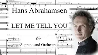 Hans Abrahamsen - Let Me Tell You (2013) [Score]