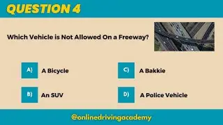 Learner's License Test Questions 2023 | South Africa