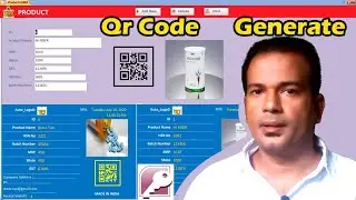 Automatic QrCode generate in access|install QR Code Barcode Fonts