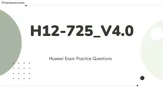H12-725_V4.0 HCIP-Security V4.0 Exam Practice Questions with Explanations
