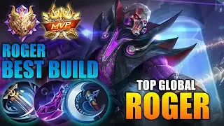 NEW SEASON MOST OP BUILD ON ROGER!! | ROGER CRITICAL BUILD | RANK ONE GLOBAL ROGER GAMEPLAY | MLBB