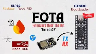 FOTA Project | STM32 Bootloader with ESP32 Connected to MQTT and Firebase | Upload Application OTA.
