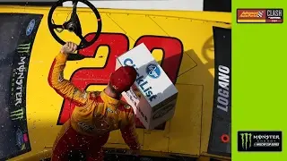 Recap: Last lap wreck gives Logano edge