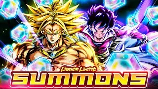 LEGENDARY SUMMONS FOR THE NEW LEGENDARY SUPER SAIYAN! | Dragon Ball Legends
