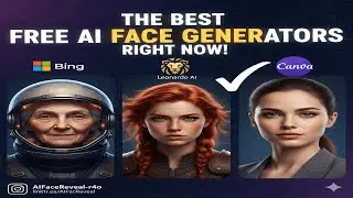 The BEST FREE AI Face Generator for Realistic Portraits Bing vs  Leonardo vs  Canva