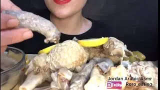 Mukbang eating iraqi Bacha الباجة العراقية