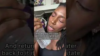 How to: SPEAK TO YOUR FOOD & WATER #shorts