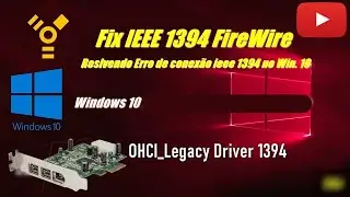 FireWire não funciona no Windows 10 , 8.1, 8 | Tutorial de como resolver